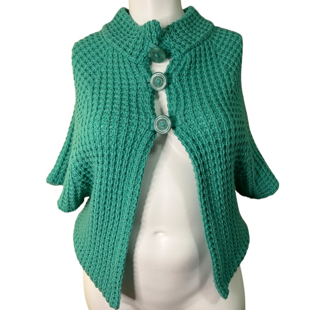 Rockabilly 1950s Style Cape Cardigan